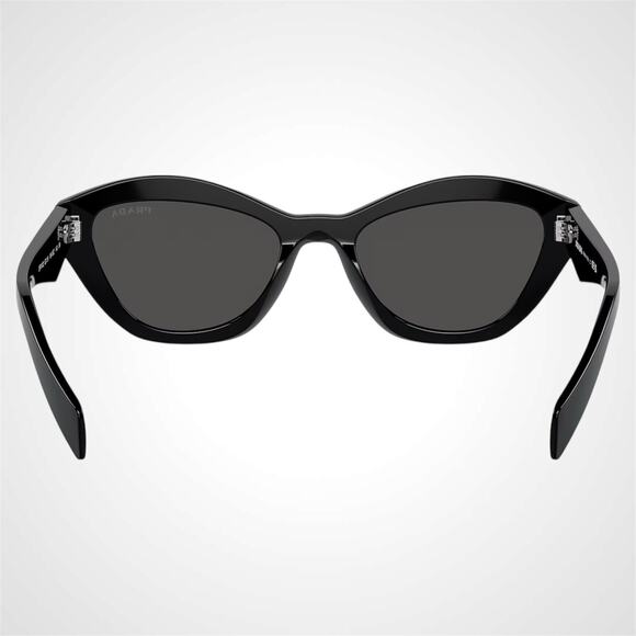 New PRADA Sunglasses Black Butterfly Cat Eye Logo Symbole Logo New - Picture 2 of 6
